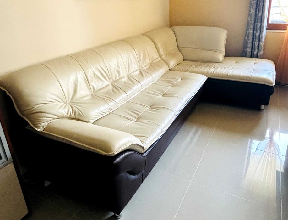 Ъглов диван от еко кожа