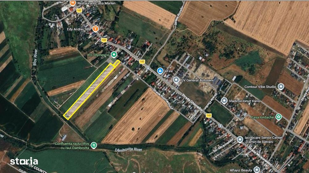 Teren intravilan | Dragomiresti Vale | Sat Zurbaua IF | INVESTITIE