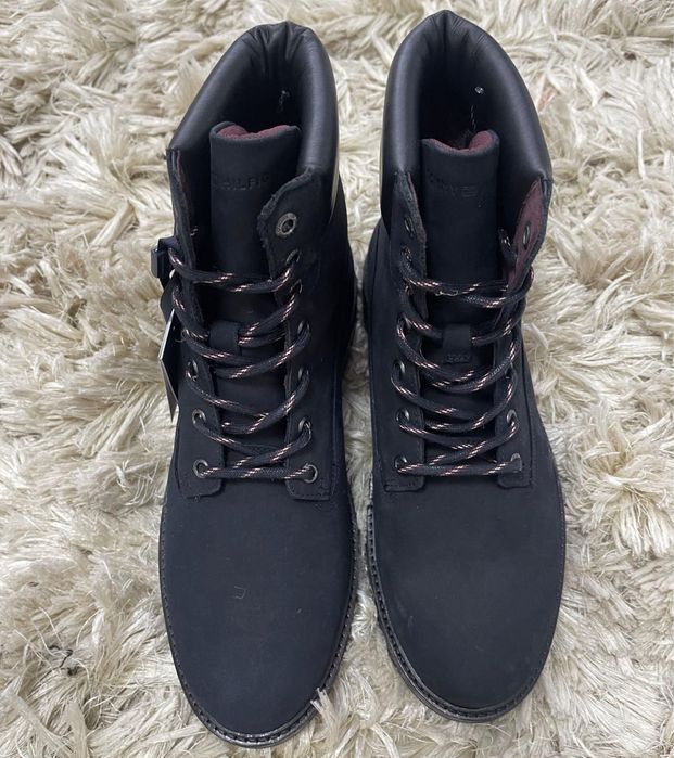 Ghete Tommy Hilfiger Piele produs Original și Nou Unisex la preț Redus