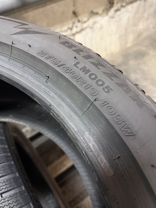 275/40/19 Bridgestone 2бр дот21