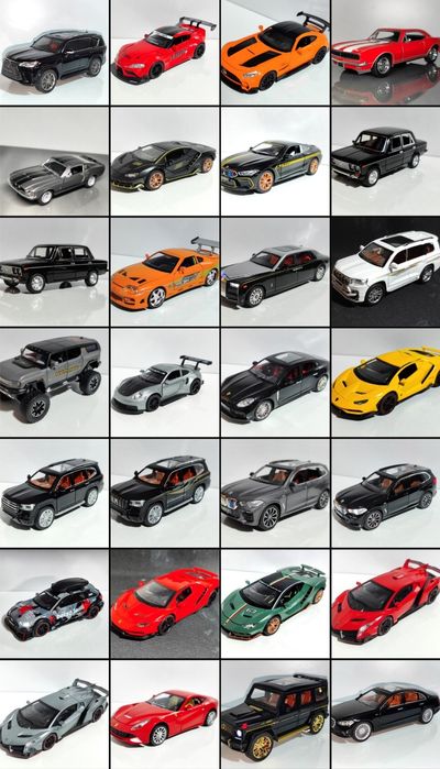 Коллекционные модели машин металлические железные - Доставка