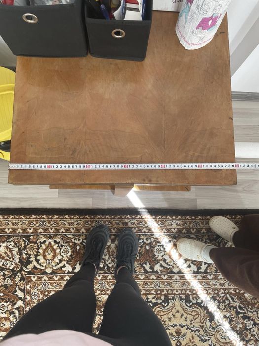 Помощна Ретро масичка квадрат 60/60