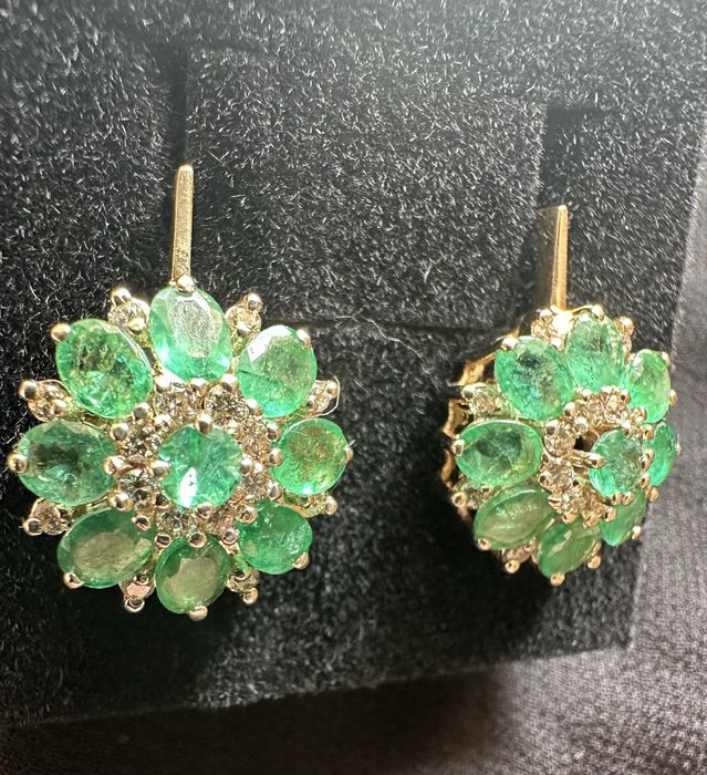 Изумрудный золотой набор