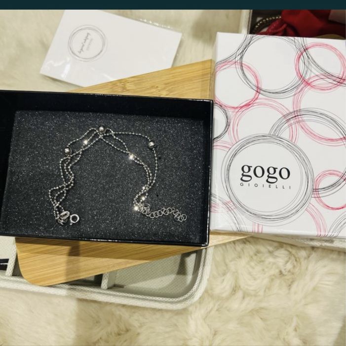 Сребърни бижута НОВИ - колиета, обици, гривна