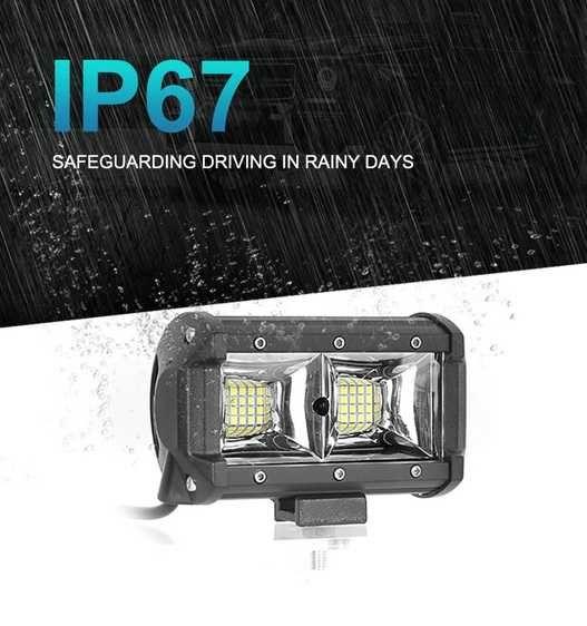 LED Proiector 13cm, 54W, 12V-24V, entru ATV, Jepep, Barca, Masina