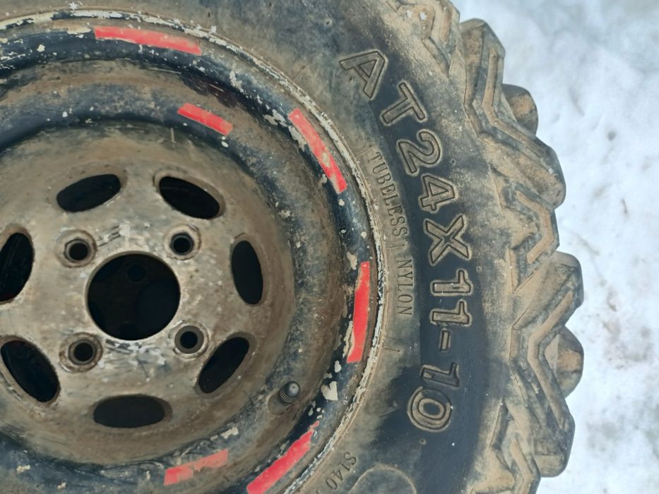 Roți ATV lihai+ punte spate completa.