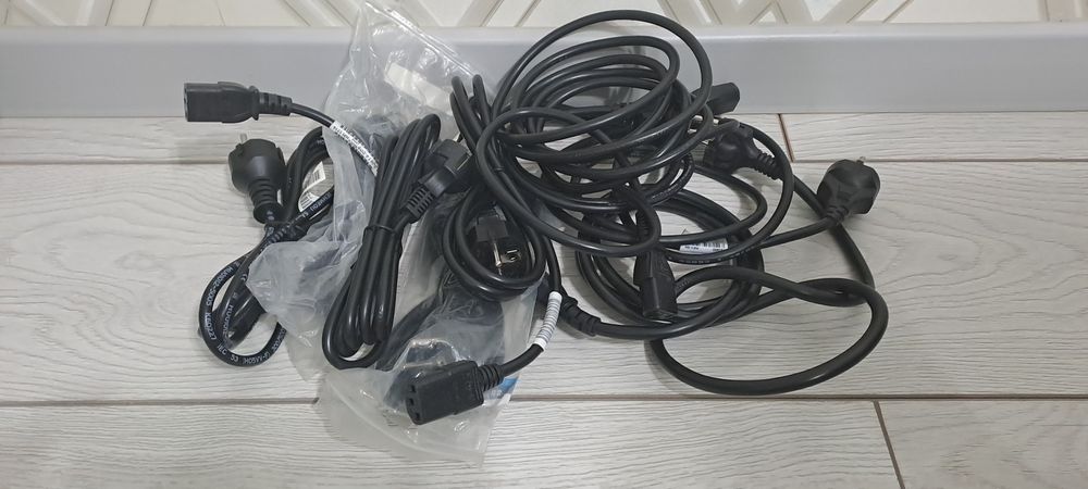 Кабель силовой и DVI, Дисплей порт