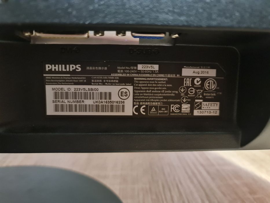 Monitor Philips 21.5” Full HD – 60Hz