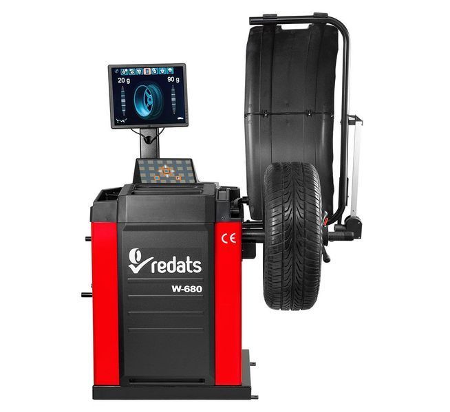 Балансираща машина, напълно автоматична с lcd монитор 17" за гуми 24"