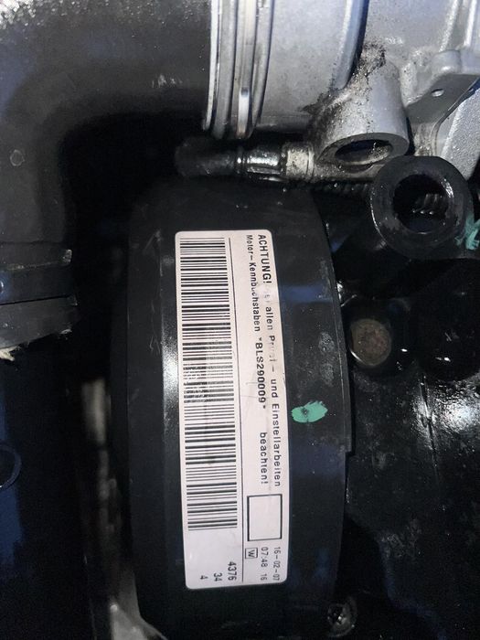 Vw Golf 1.9 105 ks 2008g код на мотора BLS