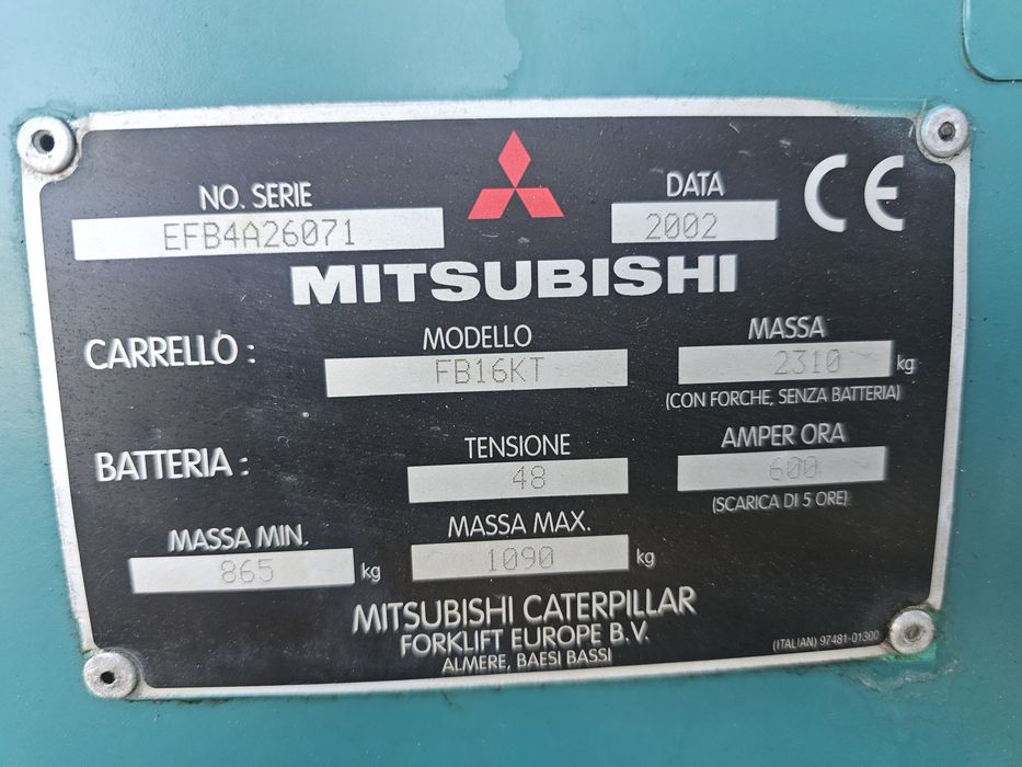 Stivuitor , electrostivuitor Mitsubishi 1.6T