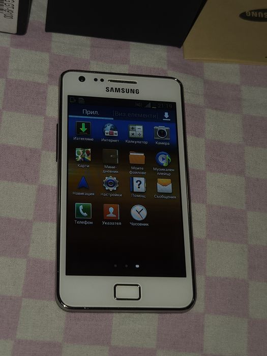 Мобилен телефон Samsung I9100 Galaxy S2, 16GB, Black