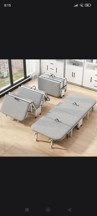 Новинка! Раскладушка на колёсиках