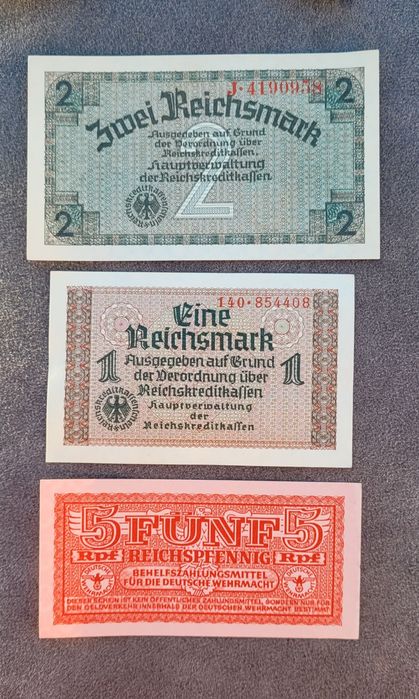Se bancnote Germania 1944 Unc bani vechi monede