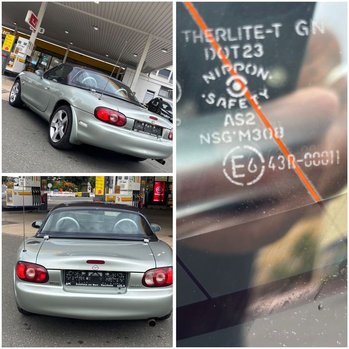 Mazda MX 5 AC /2003 Silver Blue Hardtop