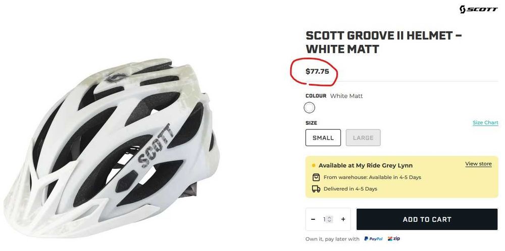 Продавам каска за велосипед SCOTT GROOVE II white-mat размер М
