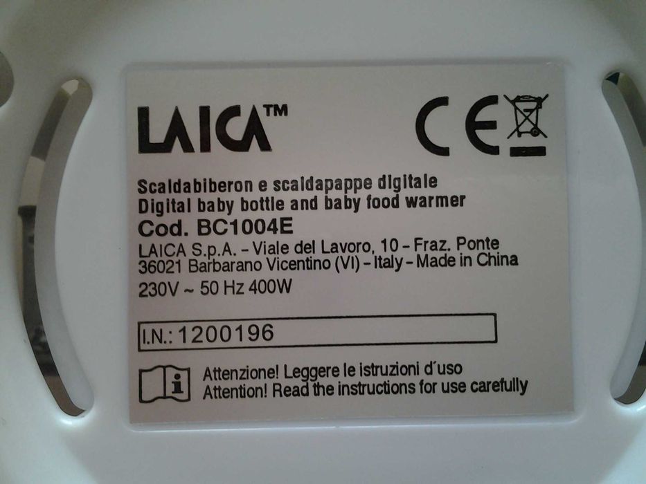 *LAICA | 2x1 | Baby Line incalzitor biberon digital cu aburi