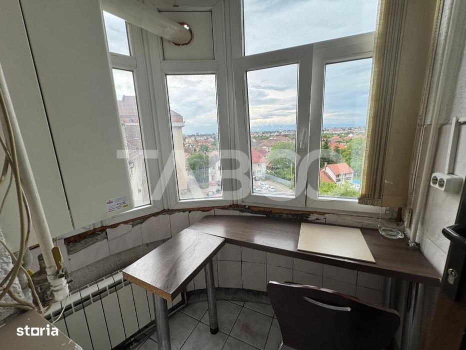 Apartament de inchiriat cu 5 camere 2 bai bloc cu lift Turnisor Sibiu