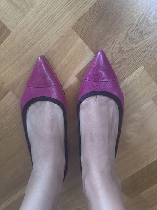 Pantofi balerini vârf ascuțit 37 Musette