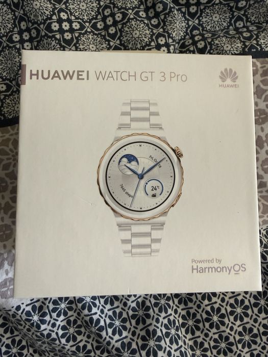 Смарт часовник Huawei Watch GT3 PRO, 43 mm, Ceramic Strap, White