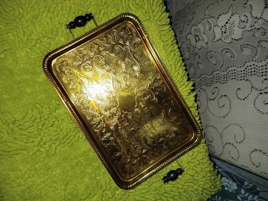 Поднос СССР, цвет голд