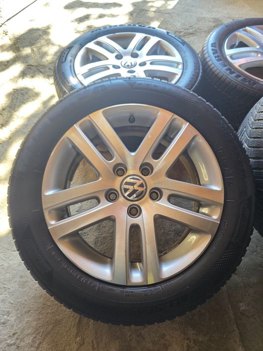 Джанти с гуми 5x112/16 цола VW Golf, Passat, Touran, Caddy