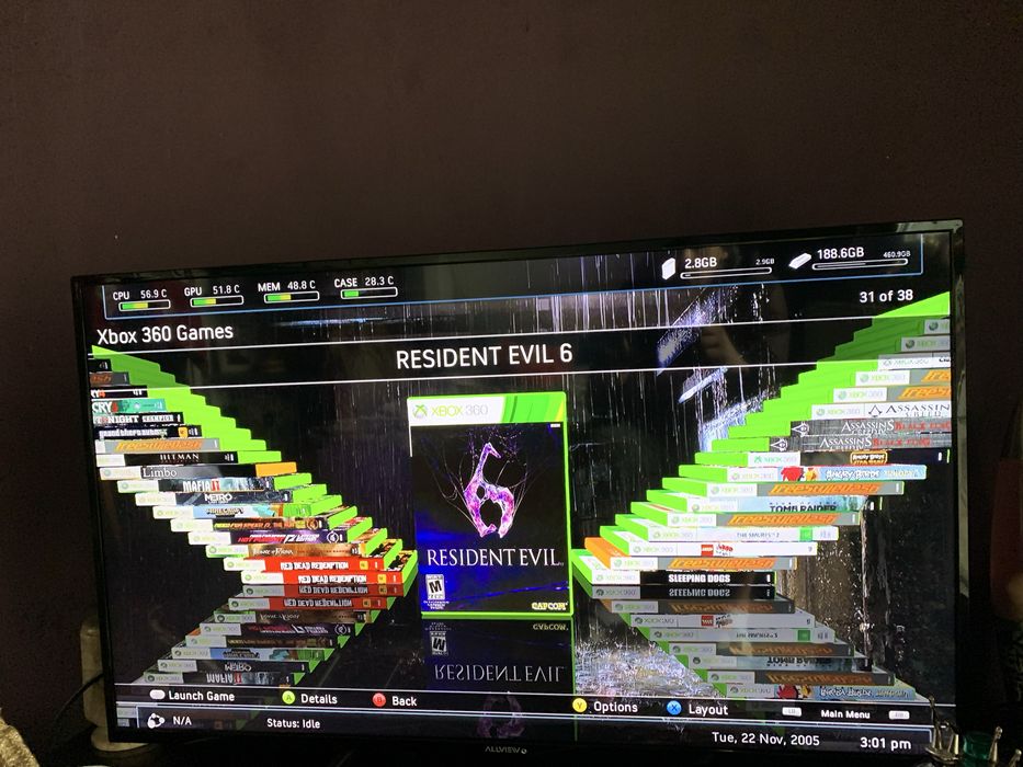 Vand Xbox 360 MODAT de 500 gb in stare perfecta