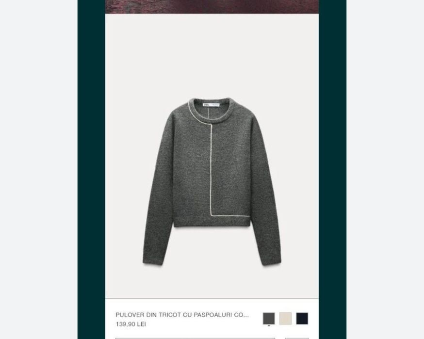 Vând pulover zara