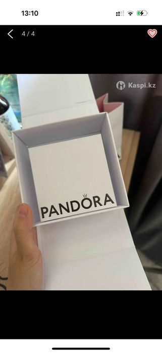 Пандора комплект серьги и кольцо