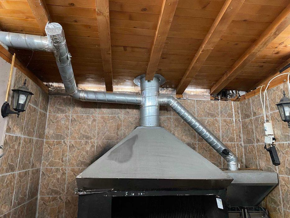 Професионална  скара на въглища втора употреба