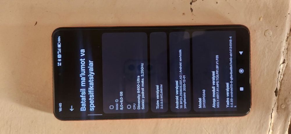 Xiaomi Poco x7 pro 8/256