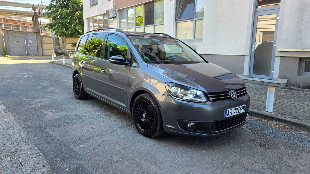 Vand/Schimb/Rate VW Touran 2013 Match automat inmatriculat RO KeyLess, Virtual Cockpit, Android, camera, LED, piele incalzire scaune webasto jante AEZ
