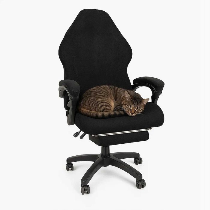 Калъф за офис стол, калъфи, Протектор за геймърски стол с подлакътници