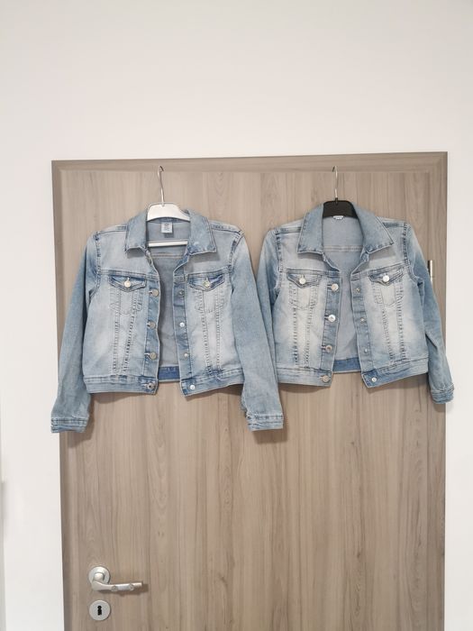 Geaca blugi  ( Denim), pentru fetite 6-7 ani și 7-8 ani