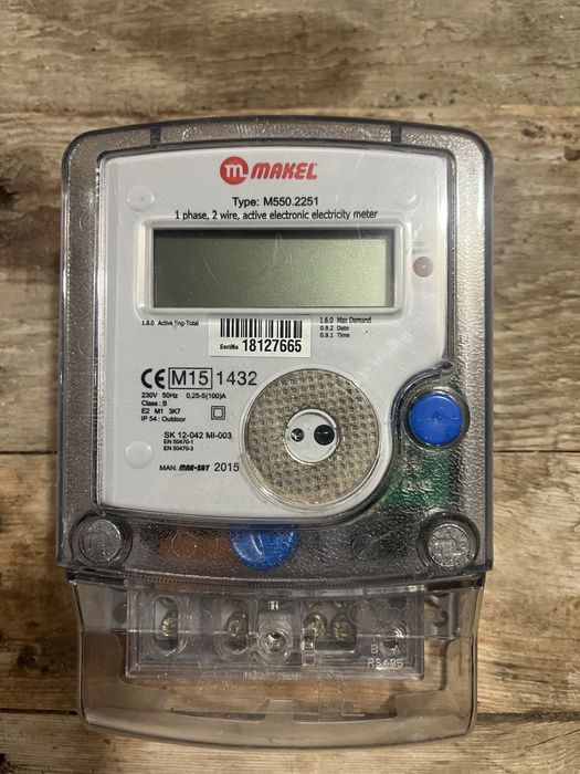 Монофазен електромер Makel M550.2251