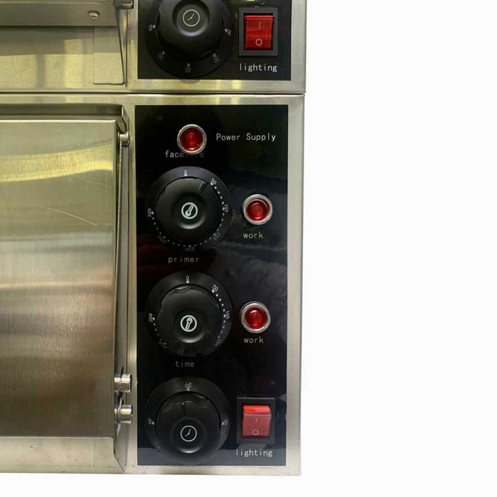 Пицца печь мини 2х2 двухярусная, профессиональная