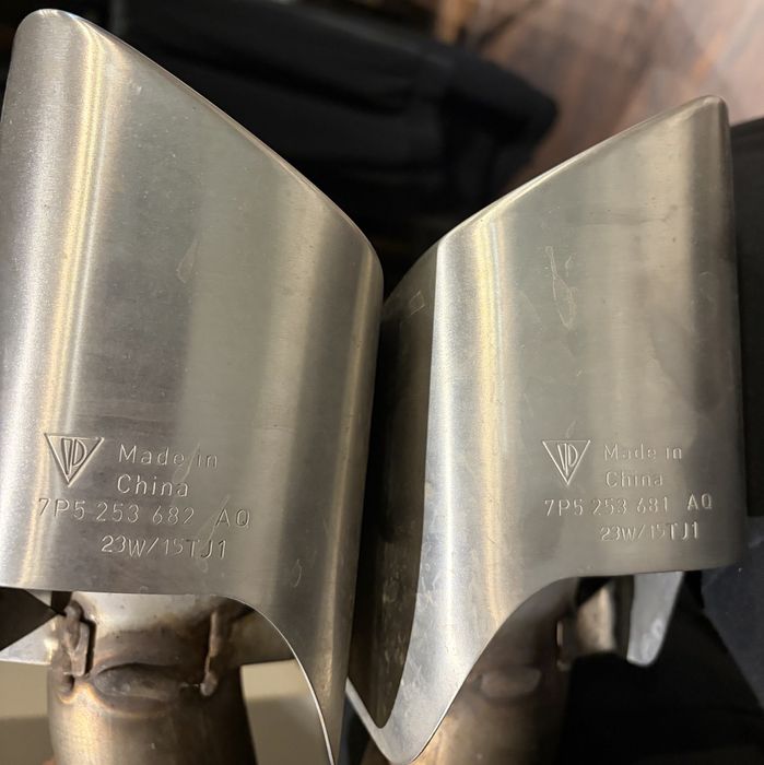 Porsche Cayenne 2015-2018 фейслифт OEM накрайници за ауспух