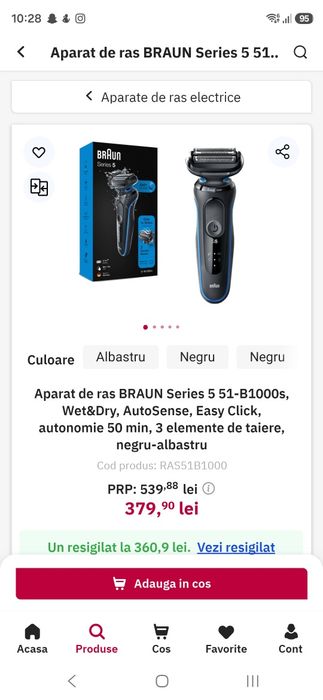 Aparat de ras/shaver BRAUN