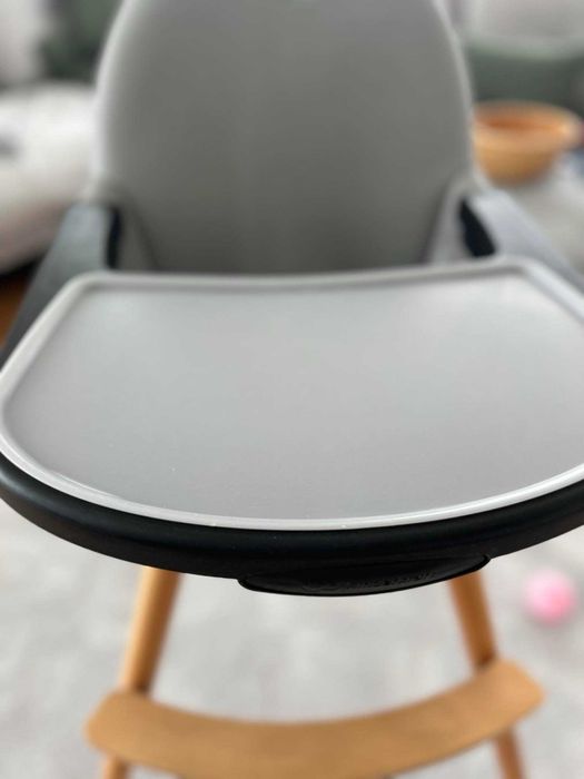 Столче За Хранене 2 В 1 KinderKraft FINI, Черно