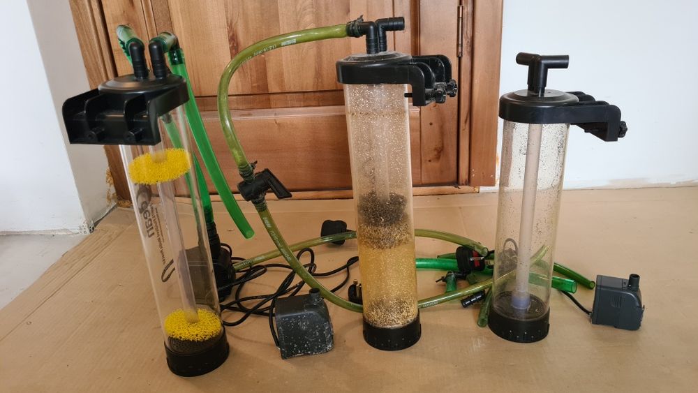 Reactoare media + pompe pentru acvarii