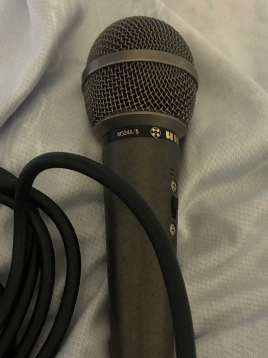 Винтидж динамичен микрофон Uher M534/5 (AKG капсула) с XLR букса