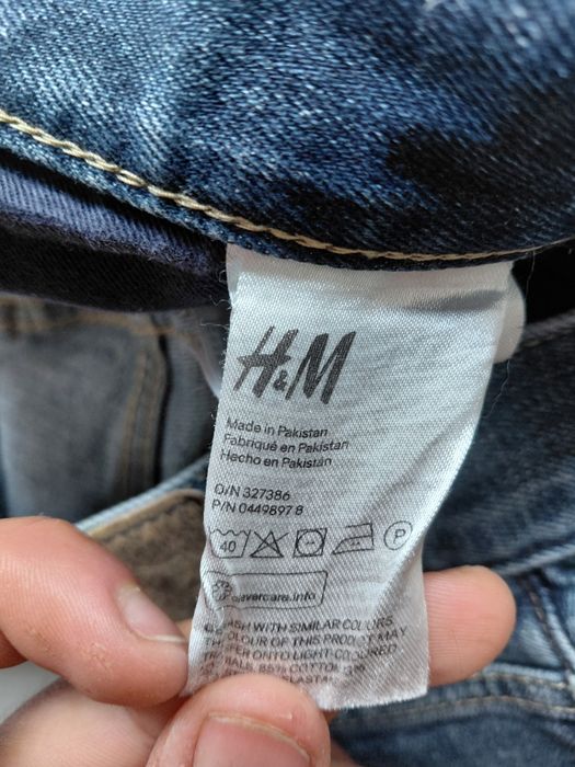 Оригинални мъжки дънки HM 31 slim denim