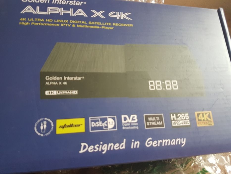 Vând receptor /receiver /tuner tv /decodor satelit Alpha X 4k UHD