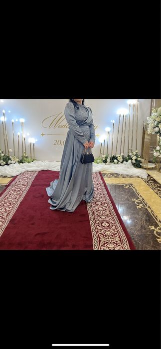 Вечернее платье! Длинное! Турецкий размер 42! Надевала один раз