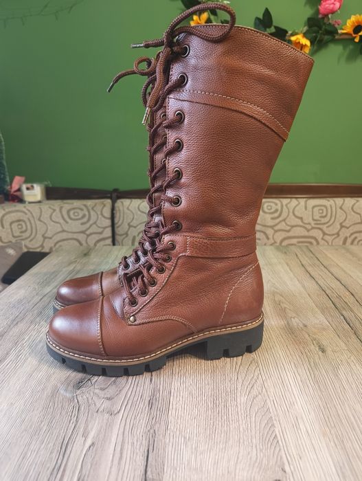 Дамски ботуши естествена кожа