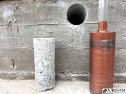 Алмазное бурение, сверление (сухой- мокрый рез)