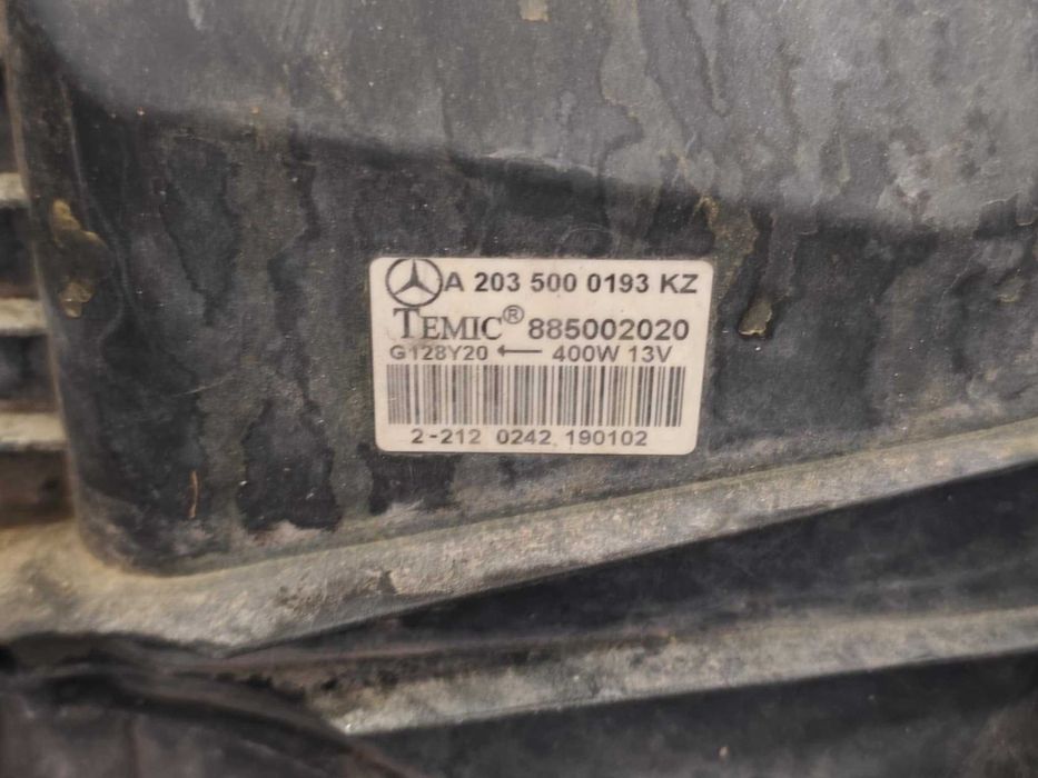 Охлаждаща Перка за мерцедес Ц класа w203 c200 компресор