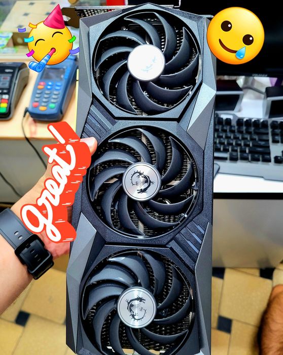 Продаю видеокарту 3060ti GAMING TRIO