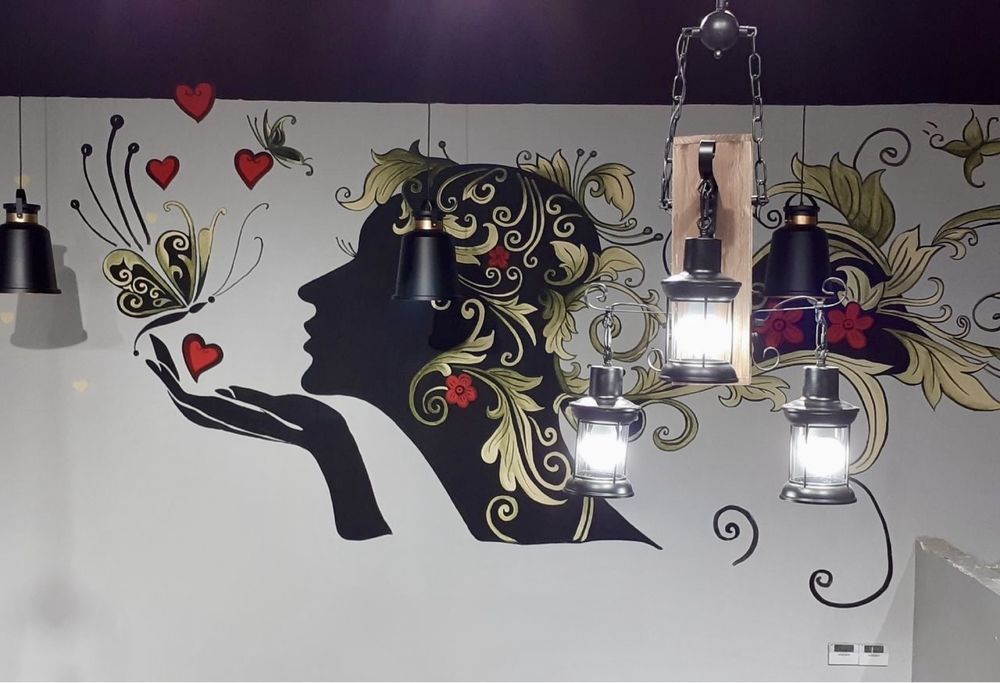 Rassom. Devorga rasm chizish. Рассом. Художник. роспись стень