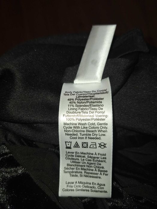 Top dama, negru,DNKY, layer, fara maneci, nou cu etichete, L.